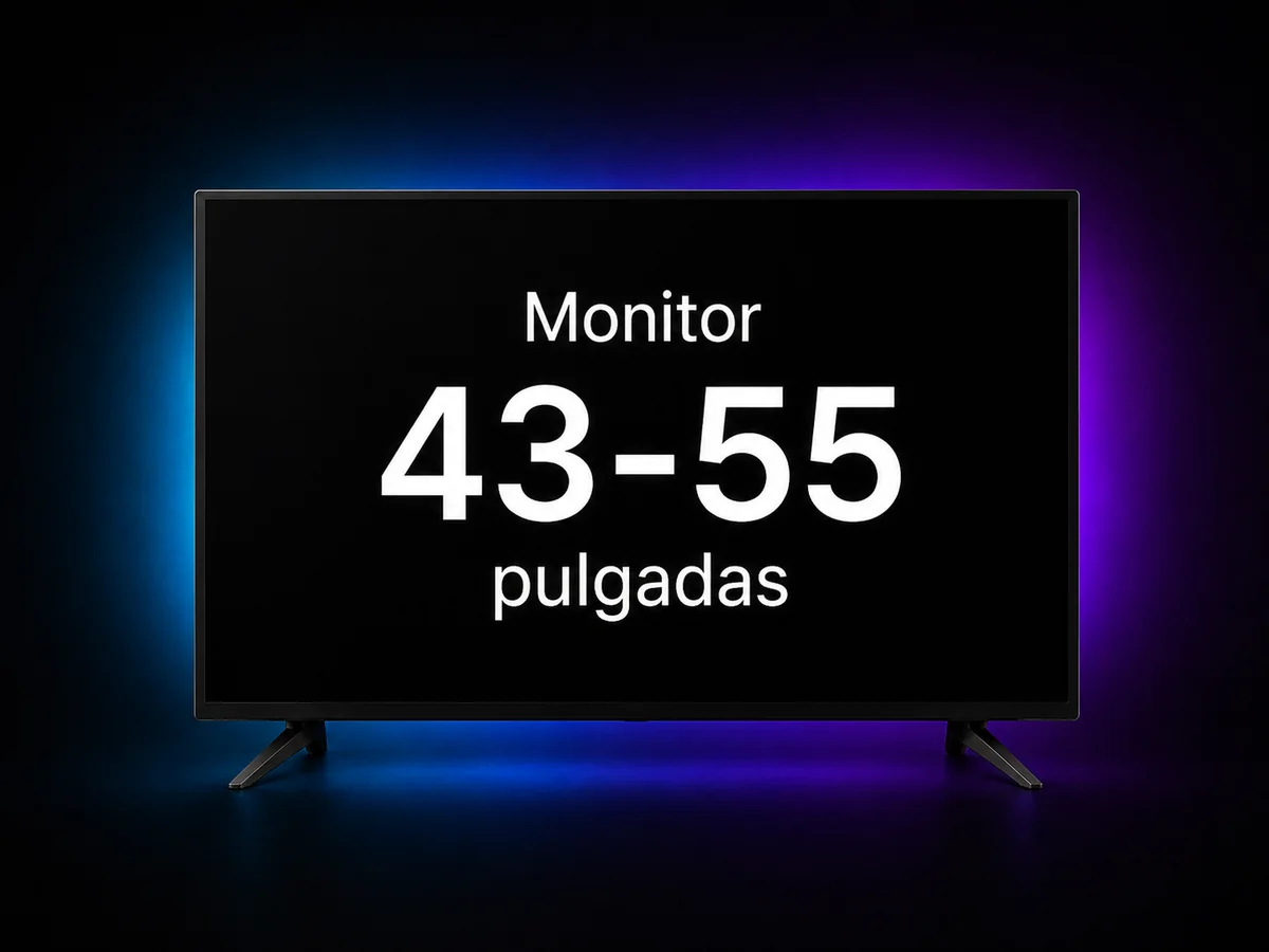 Monitor TV de 43–55 pulgadas Televisor profesional de 43 a 55 pulgadas para ferias y presentaciones